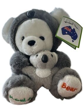 NWT Koala with Baby Joey Bear Dressed as Koala Stuffy